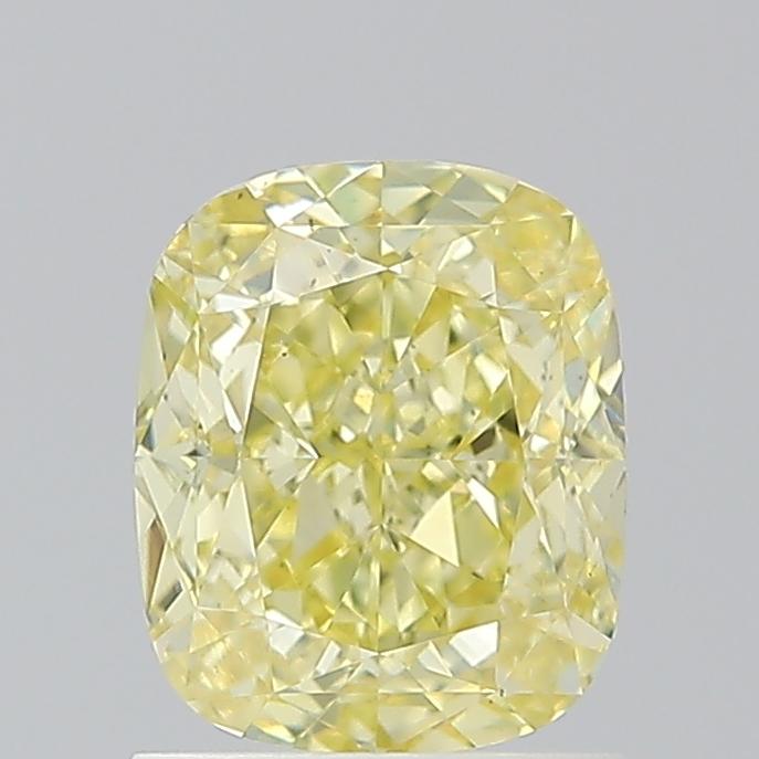 1.51 Ct. Fancy  Yellow Cushion Diamond