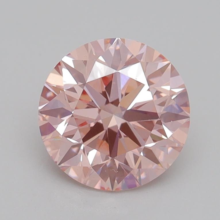 1.40 Ct. Fancy Intense Pink Round Lab Grown Diamond