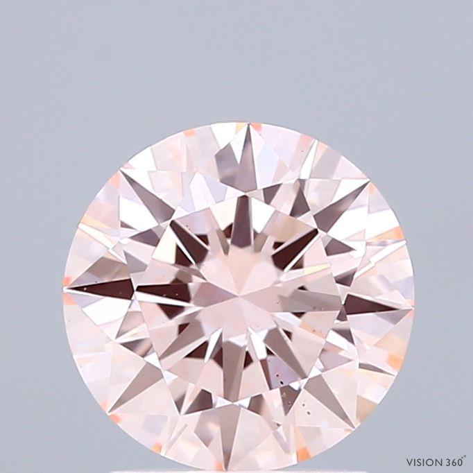 1.76 Ct. Fancy Pink Round Lab Grown Diamond