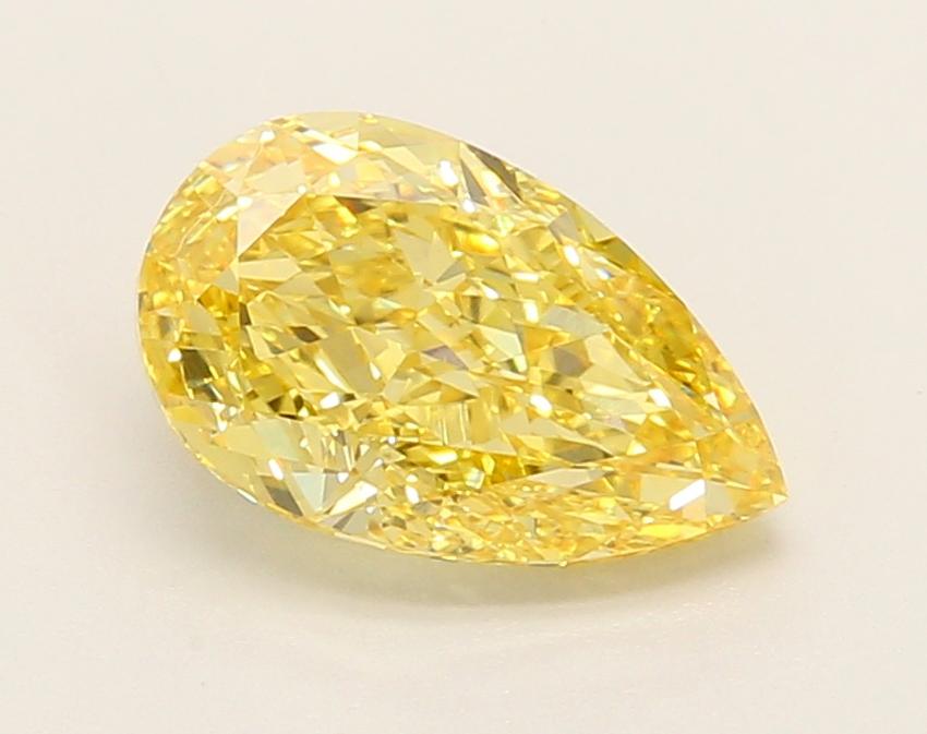 1.80 Ct. Fancy Vivid Yellow Pear Lab Grown Diamond