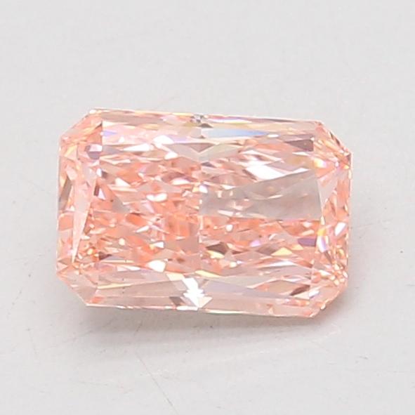 1.09 Ct. Fancy Vivid Pink Radiant Lab Grown Diamond