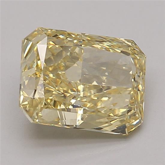 2.06 Ct. Fancy Vivid Yellow Radiant Lab Grown Diamond