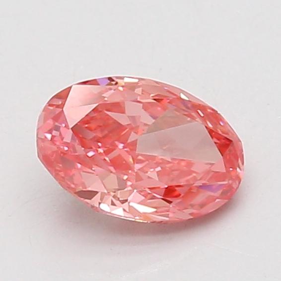1.03 Ct. Fancy Vivid Pink Oval Lab Grown Diamond