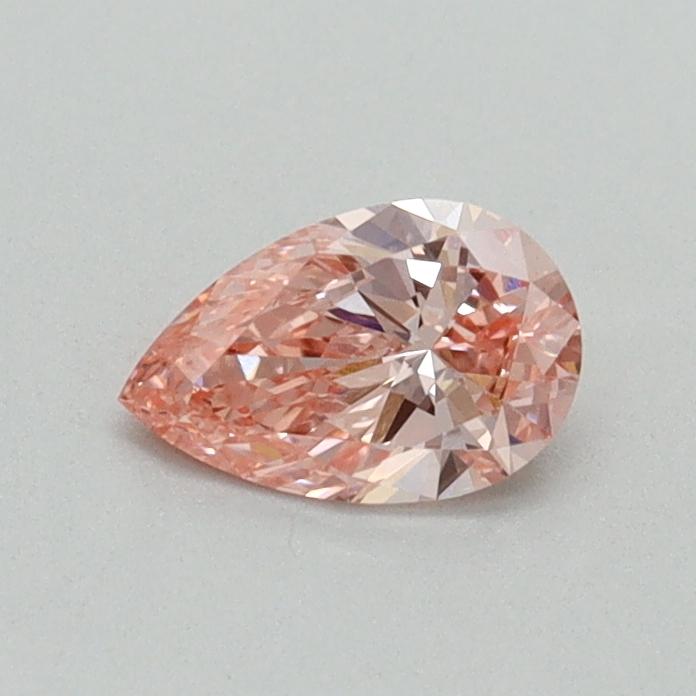 0.37 Ct. Fancy Vivid Pink Pear Lab Grown Diamond
