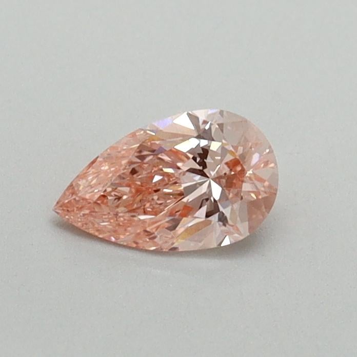 0.30 Ct. Fancy Vivid Pink Pear Lab Grown Diamond