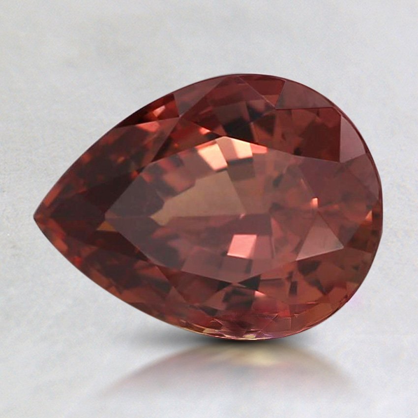 8.5X6.2mm Red Pear Sapphire