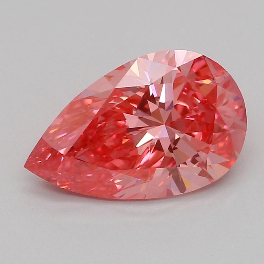 1.04 Ct. Fancy Vivid Pink Pear Lab Grown Diamond