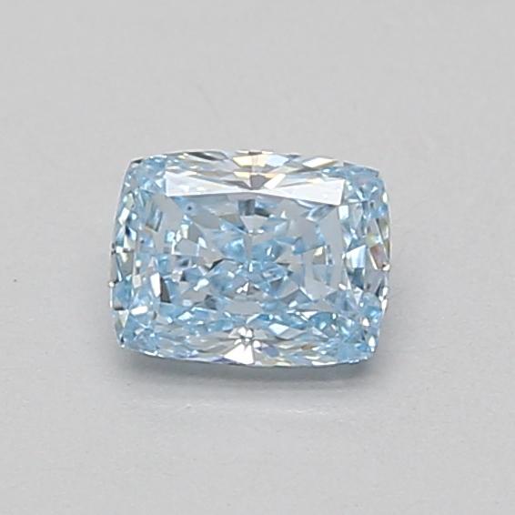 0.62 Ct. Fancy Intense Blue Cushion Lab Grown Diamond
