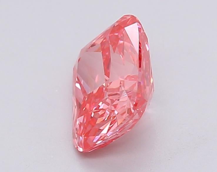 1.57 Ct. Fancy Vivid Pink Cushion Lab Grown Diamond