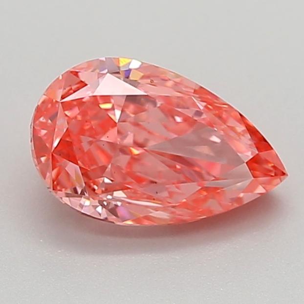 1.09 Ct. Fancy Vivid Pink Pear Lab Grown Diamond