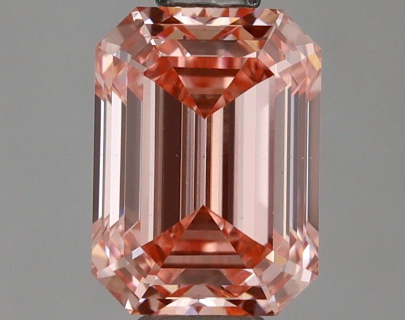 1.01 Ct. Fancy Vivid Pink Emerald Lab Grown Diamond