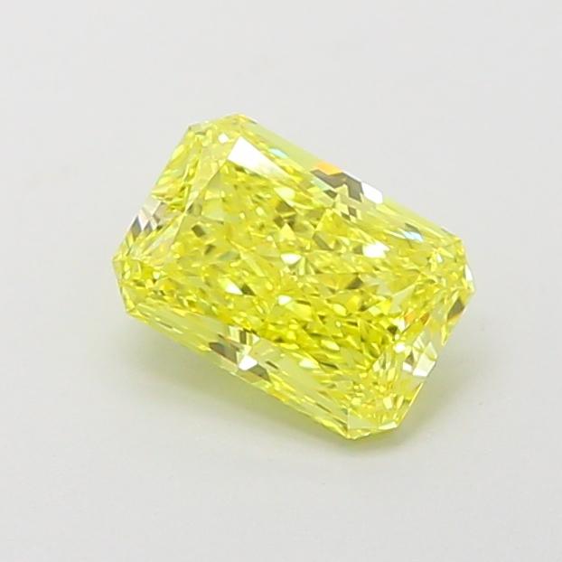 1.03 Ct. Fancy Vivid Yellow Radiant Lab Grown Diamond