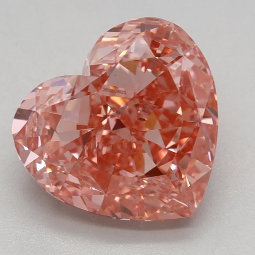 2.23 Ct. Fancy Vivid Pink Heart Lab Grown Diamond