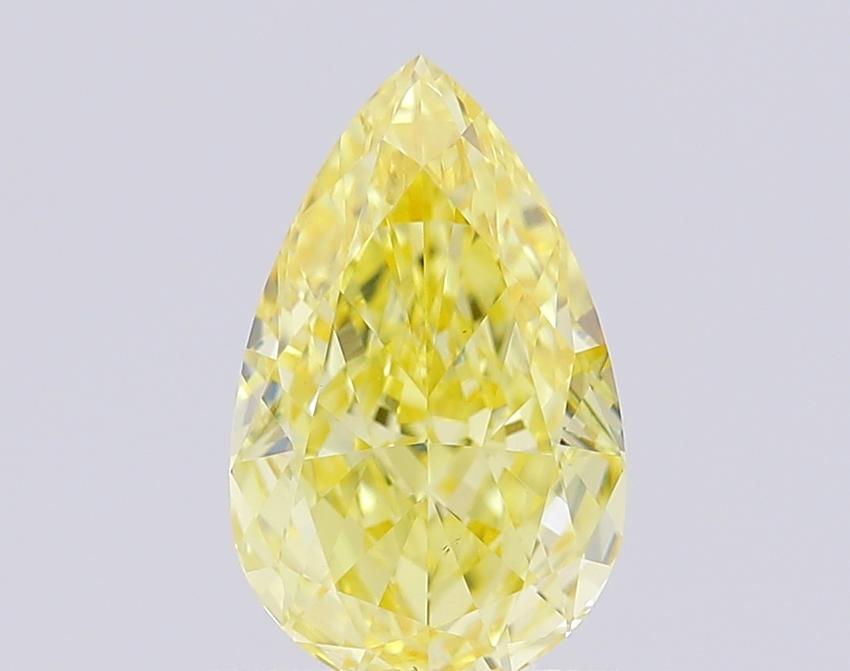 1.25 Ct. Fancy Intense Yellow Pear Lab Grown Diamond