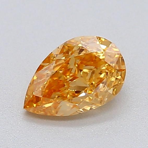 0.36 Ct. Fancy Intense Brownish Orange Pear Lab Grown Diamond