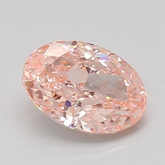 1.06 Ct. Fancy Vivid Pink Oval Lab Grown Diamond