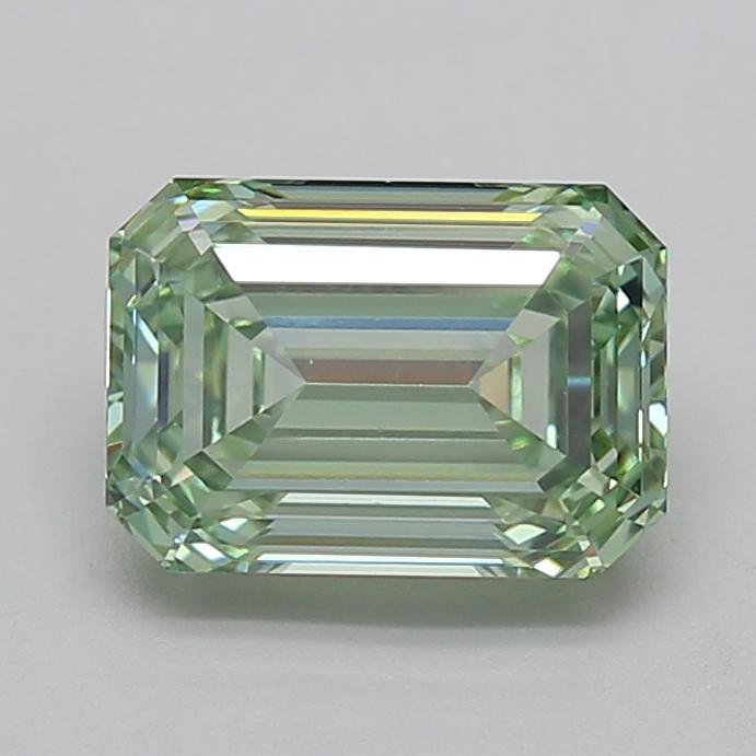 2.05 Ct. Fancy Vivid  Green Emerald Lab Grown Diamond