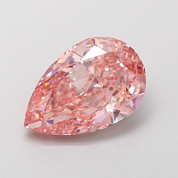 3.51 Ct. Fancy Intense Pink Pear Lab Grown Diamond