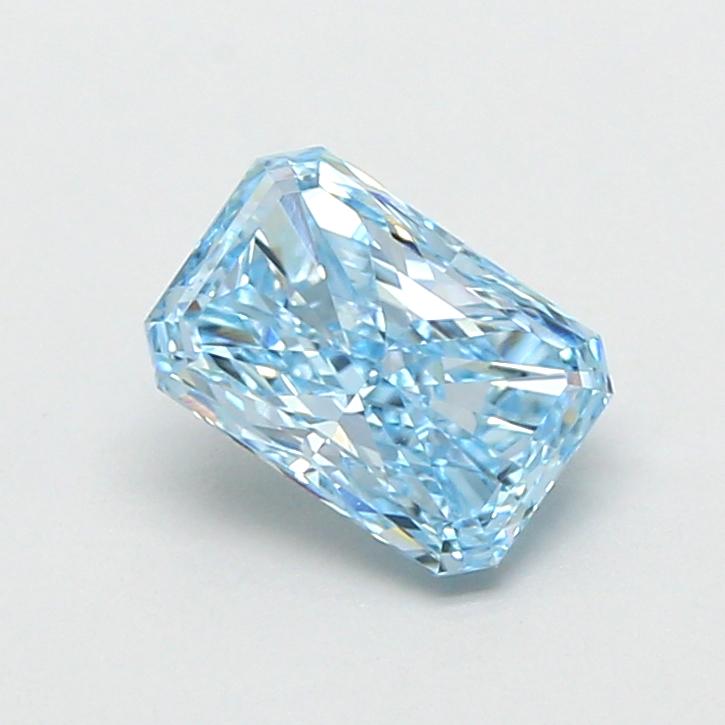 1.07 Ct. Fancy Vivid  Blue Radiant Lab Grown Diamond