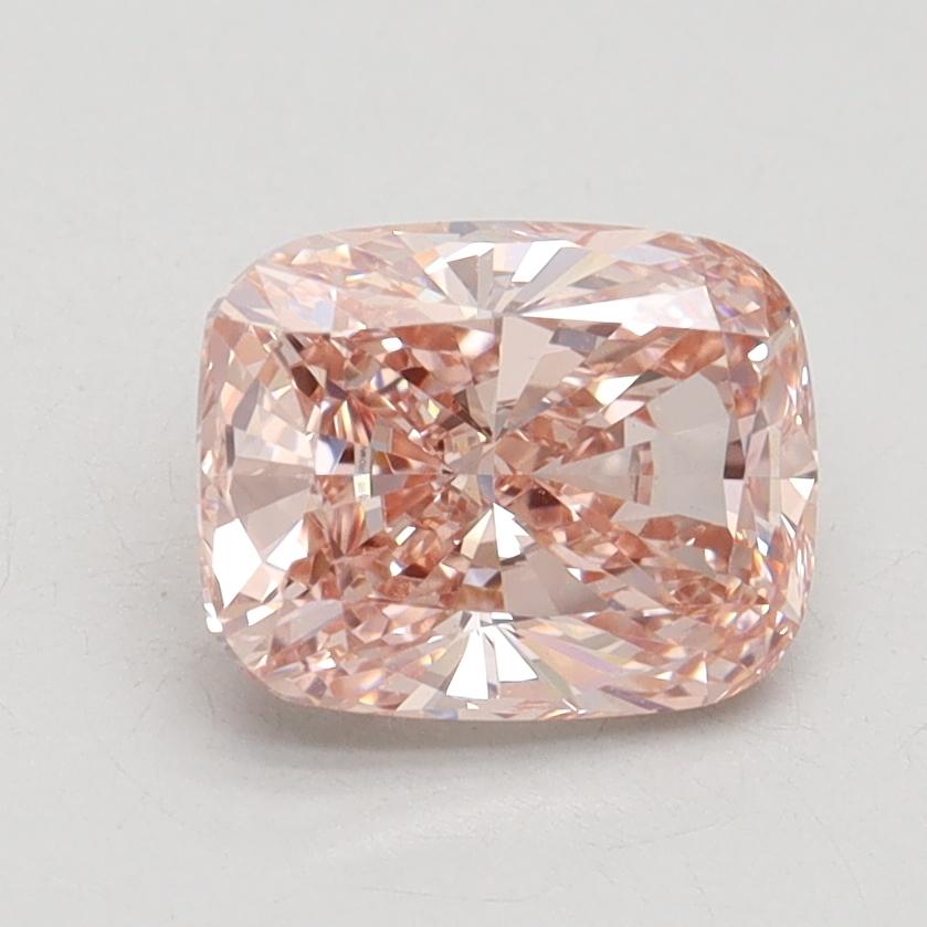 1.59 Ct. Fancy Intense Pink Cushion Lab Grown Diamond