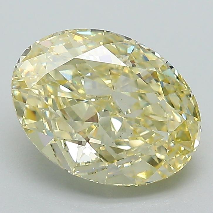 2.30 Ct. Fancy Intense Yellow Oval Lab Grown Diamond
