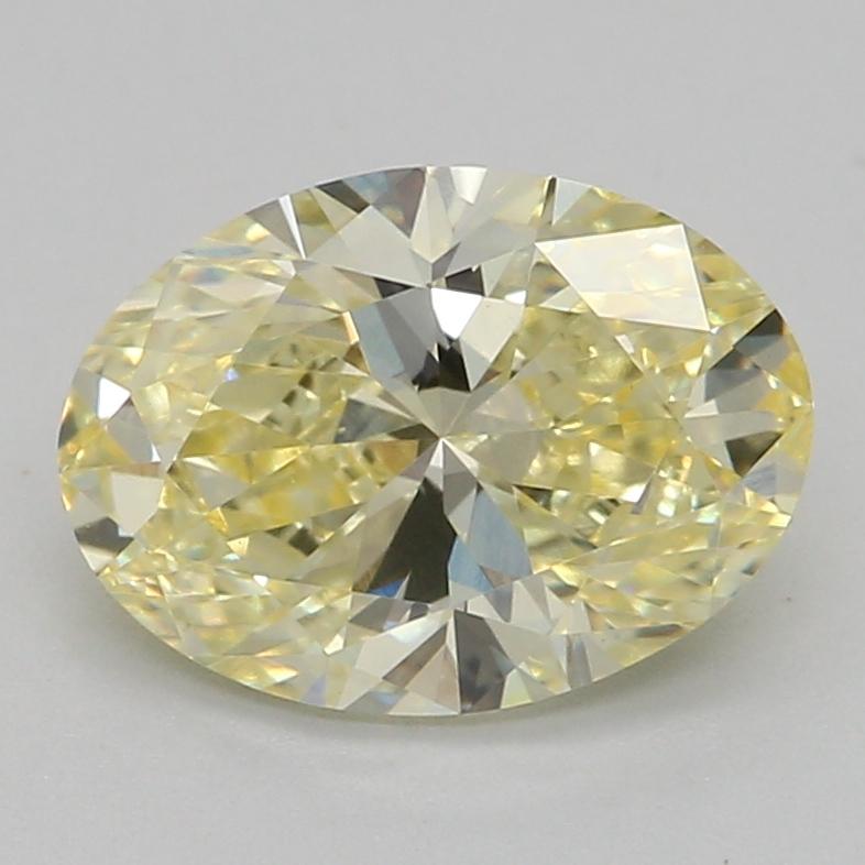 1.05 Ct. Fancy Yellow Oval Lab Grown Diamond