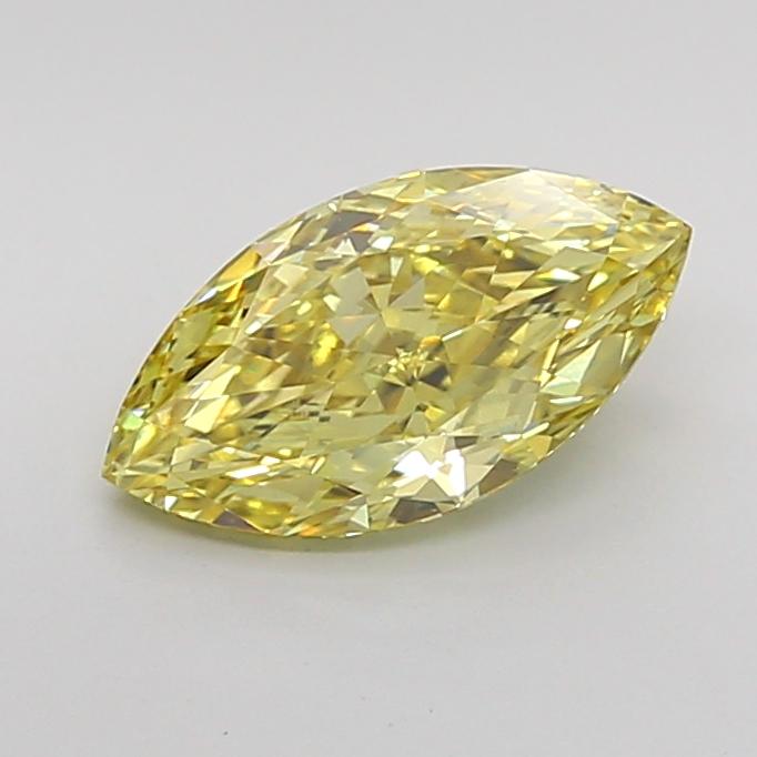 1.67 Ct. Fancy Intense Yellow Marquise Lab Grown Diamond
