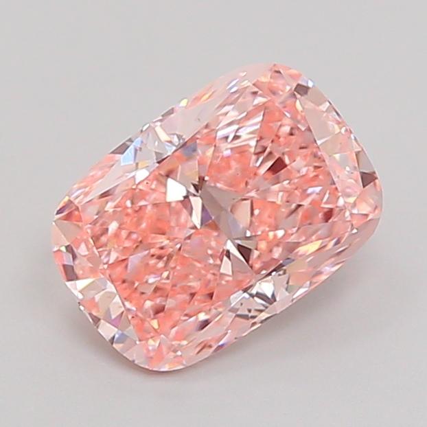1.53 Ct. Fancy Intense Pink Cushion Lab Grown Diamond