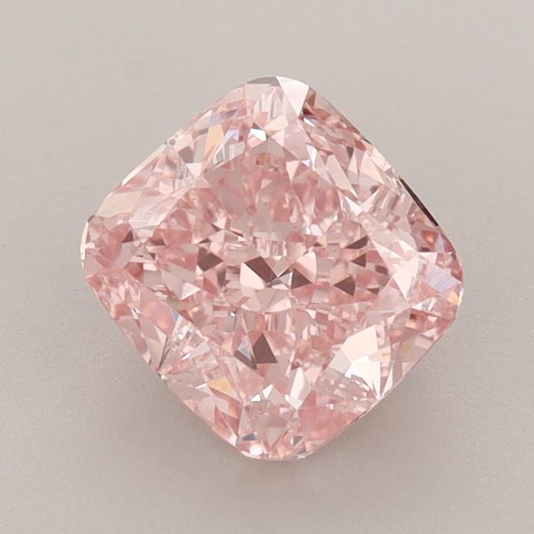 1.51 Ct. Fancy Intense  Pink Cushion Lab Grown Diamond