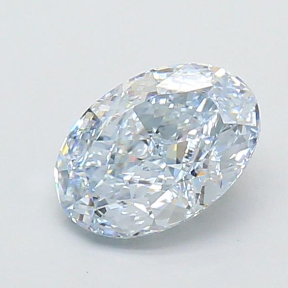 1.03 Ct. Fancy Light Blue Oval Lab Grown Diamond