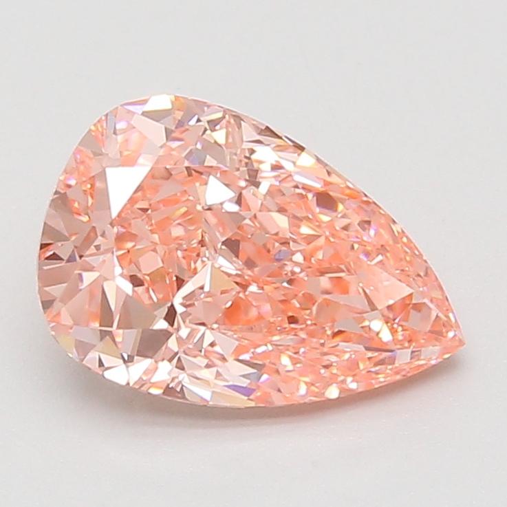 2.69 Ct. Fancy Vivid Pink Pear Lab Grown Diamond