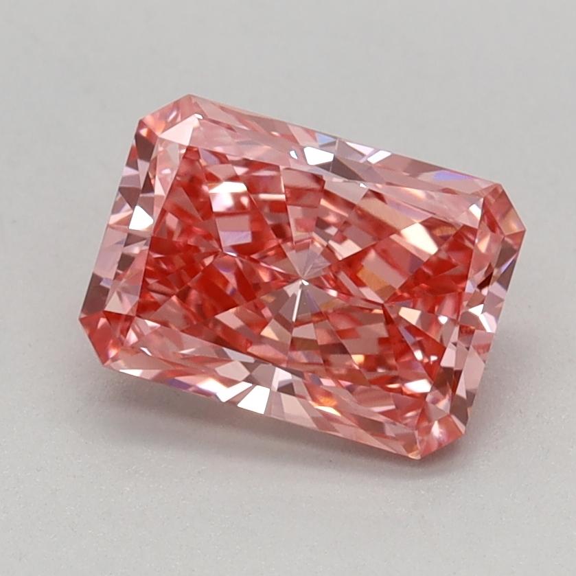 1.03 Ct. Fancy Vivid Pink Radiant Lab Grown Diamond