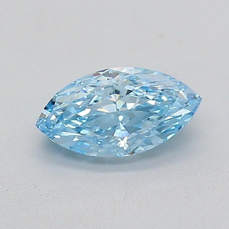 1.02 Ct. Fancy Vivid  Blue Marquise Lab Grown Diamond