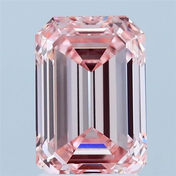 2.01 Ct. Fancy Intense Pink Emerald Lab Grown Diamond