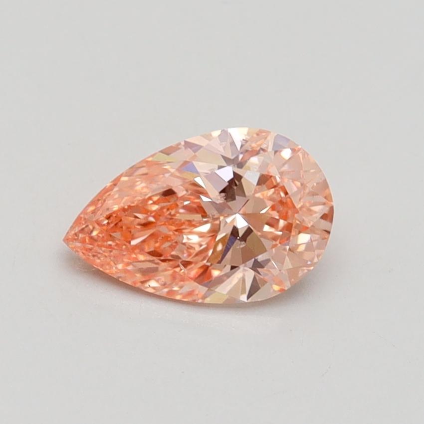 0.70 Ct. Fancy Intense Pink Pear Lab Grown Diamond