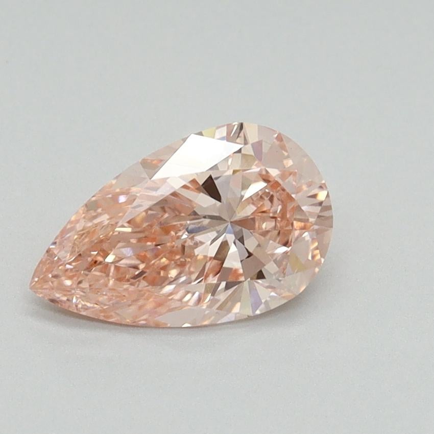 0.91 Ct. Fancy Vivid Pink Pear Lab Grown Diamond