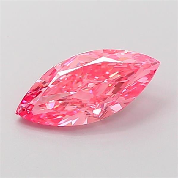 1.30 Ct. Fancy Vivid Pink Marquise Lab Grown Diamond