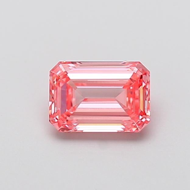 1.05 Ct. Fancy Vivid  Pink Emerald Lab Grown Diamond