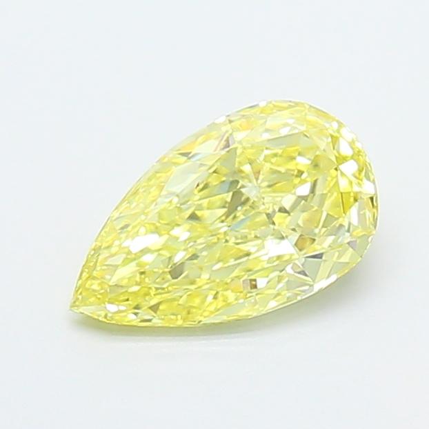0.94 Ct. Fancy Intense Yellow Pear Lab Grown Diamond