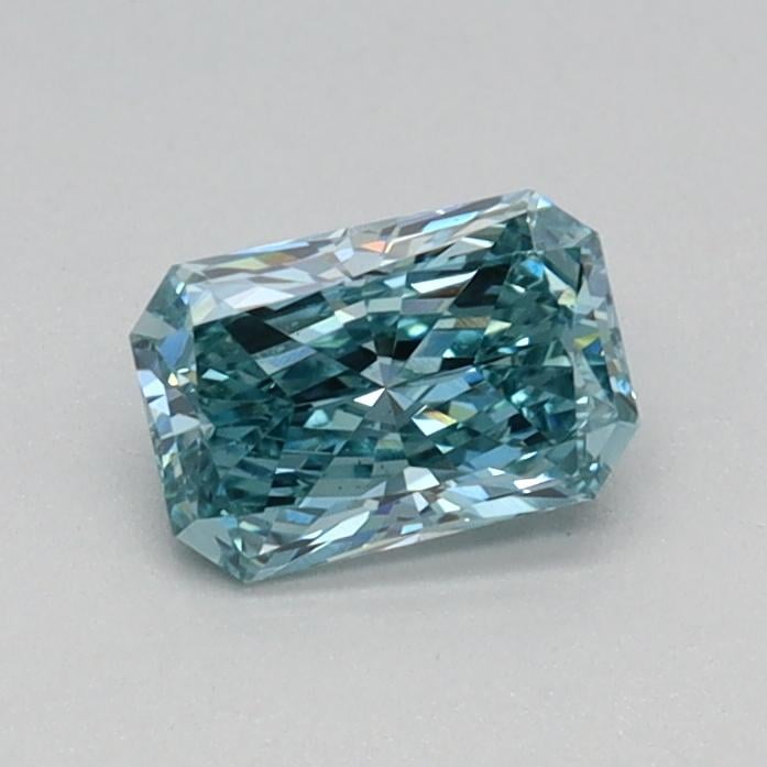 0.36 Ct. Fancy Vivid Blue Radiant Lab Grown Diamond