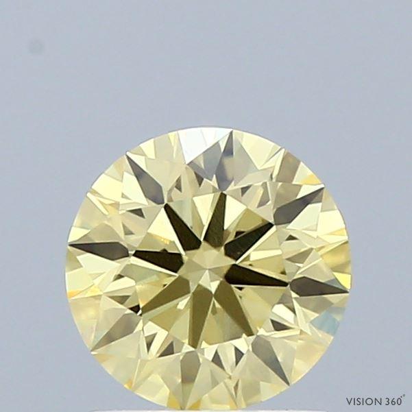 1.05 Ct. Fancy Intense Yellow Round Lab Grown Diamond