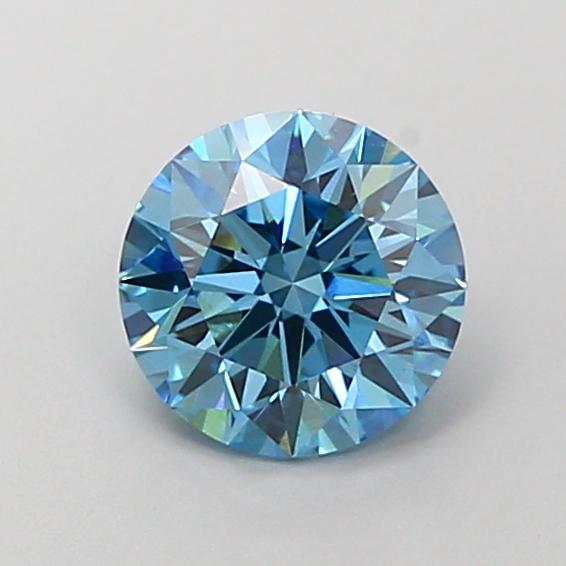 1.04 Ct. Fancy Vivid  Blue Round Lab Grown Diamond