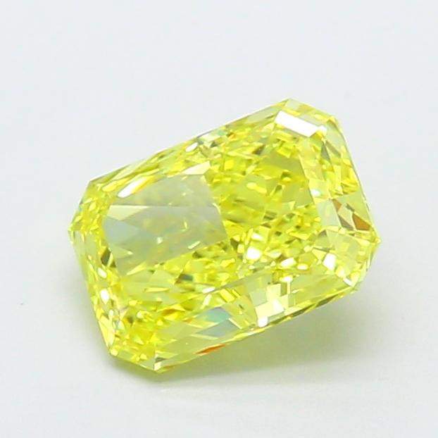 1.51 Ct. Fancy Vivid  Yellow Radiant Lab Grown Diamond