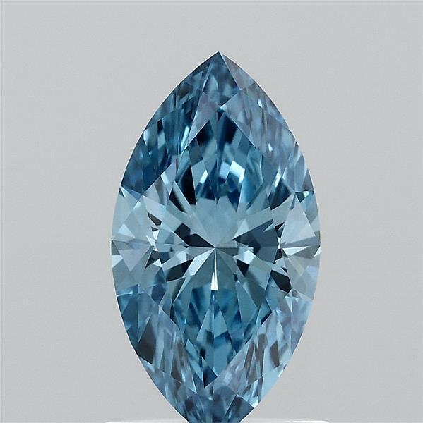 1.00 Ct. Fancy Vivid Blue Marquise Lab Grown Diamond