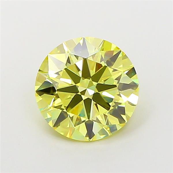 1.95 Ct. Fancy  Yellow Round Lab Grown Diamond