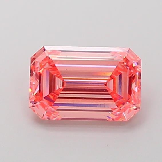 2.57 Ct. Fancy Vivid  Pink Emerald Lab Grown Diamond
