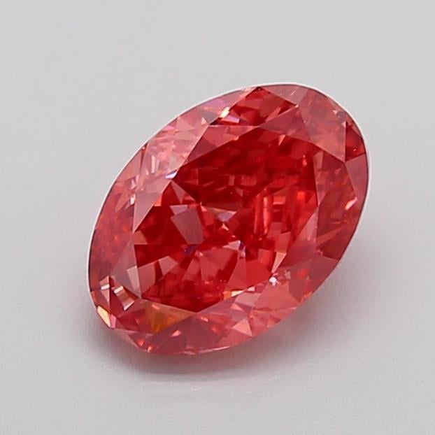 1.49 Ct. Fancy Vivid  Pink Oval Lab Grown Diamond