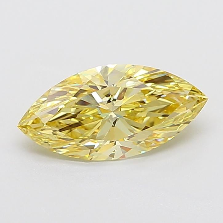 2.41 Ct. Fancy Intense Yellow Marquise Lab Grown Diamond