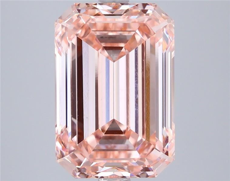 5.01 Ct. Fancy Intense Pink Emerald Lab Grown Diamond