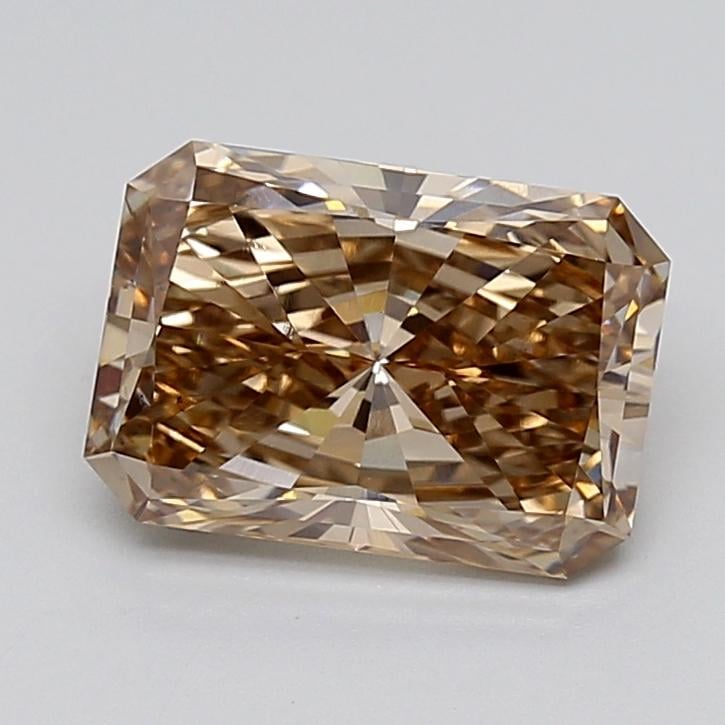 3.03 Ct. Fancy  Brown Radiant Lab Grown Diamond